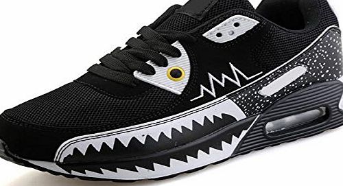 Husto-T [Newest Arrival] Husto-T Mens PU Trainers Running Shoes Fashion Breathable Sneakers for Men